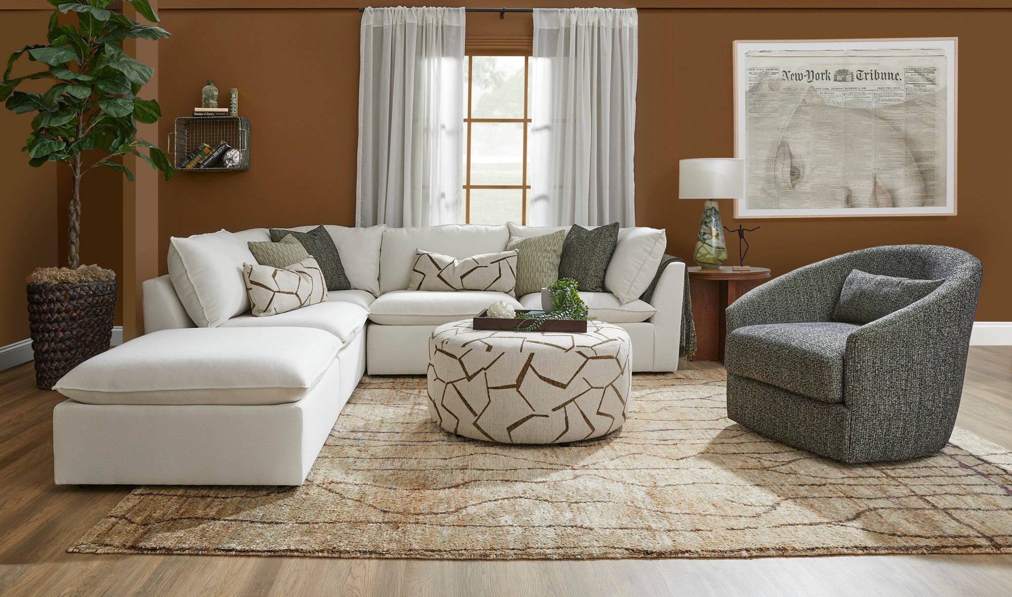Liam Sectional with Ottoman