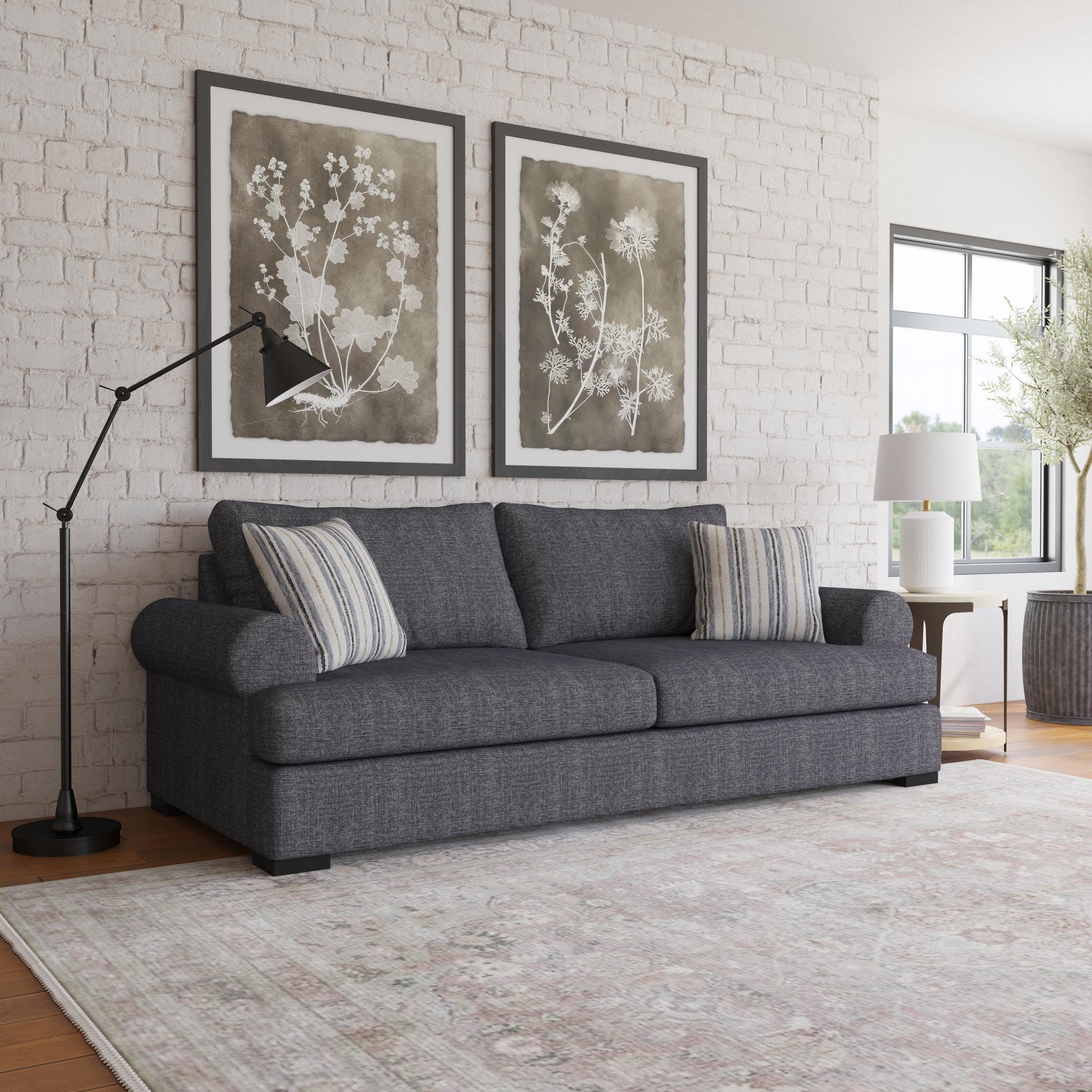 Florence Extra Large Two-Cushion Sofa