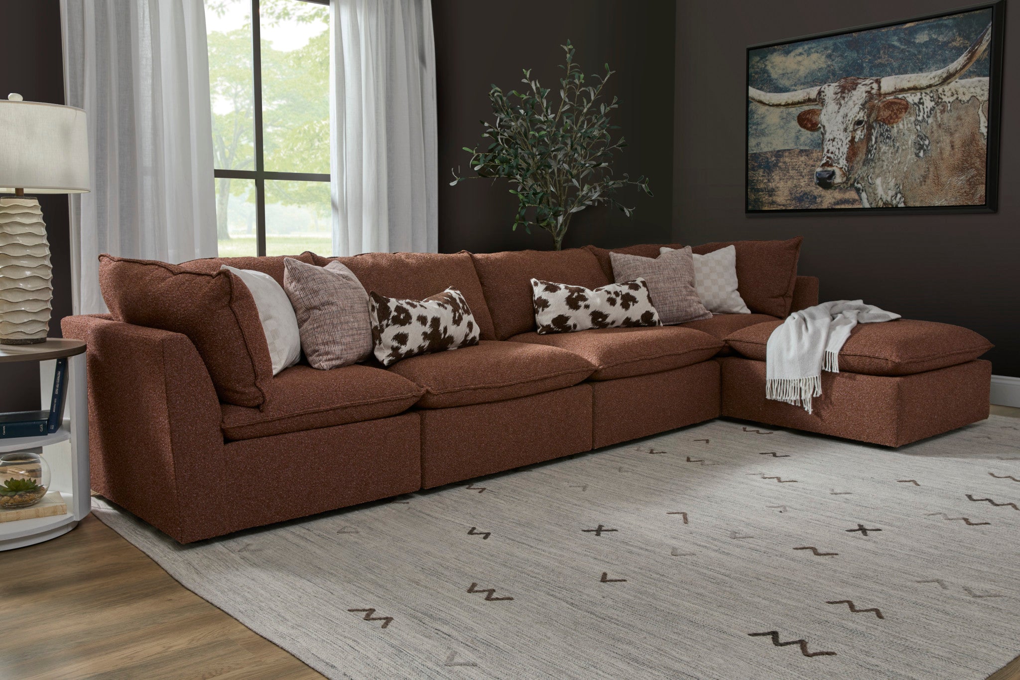 Liam Sectional with Ottoman