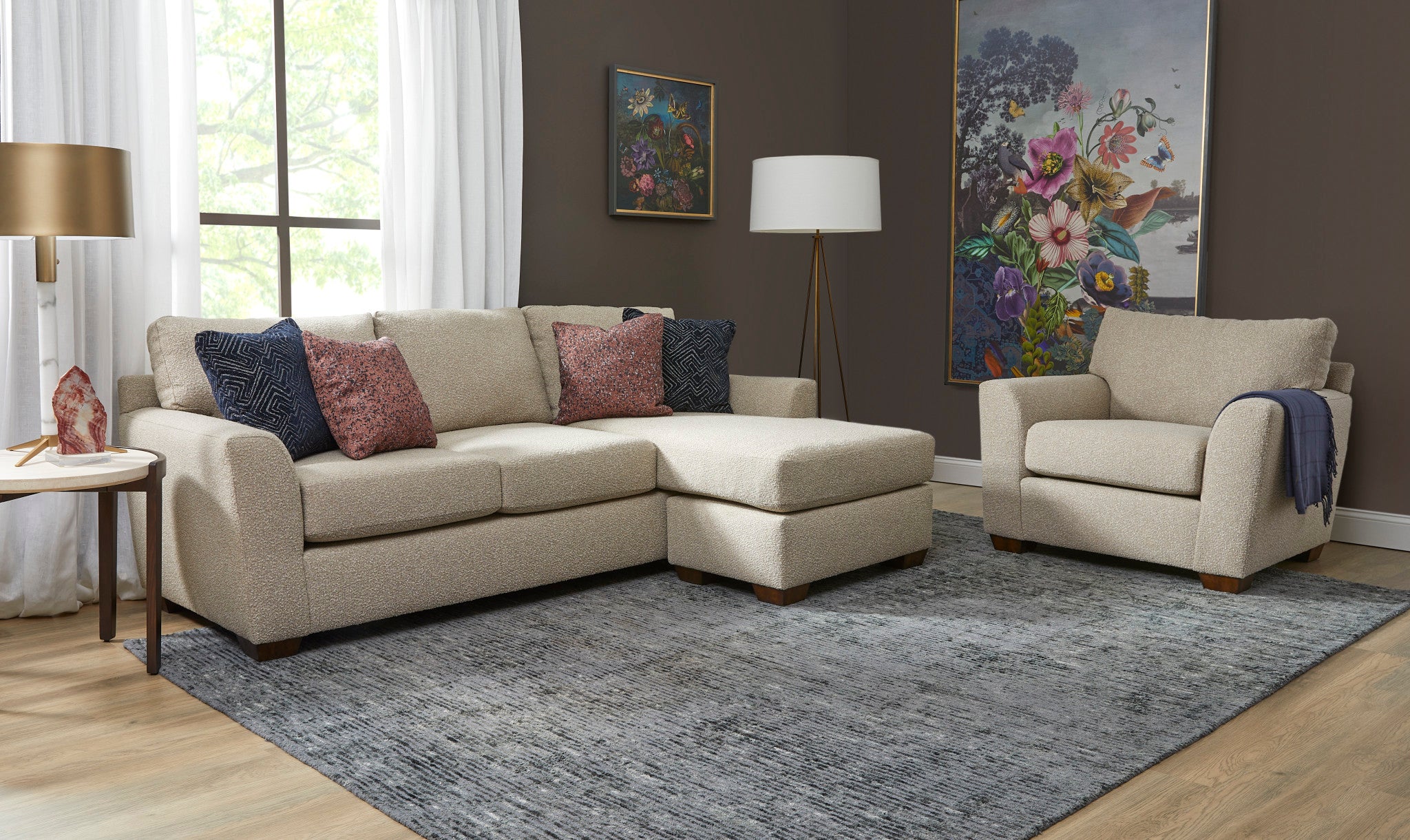 Corazon Sofa with Reversible Chaise