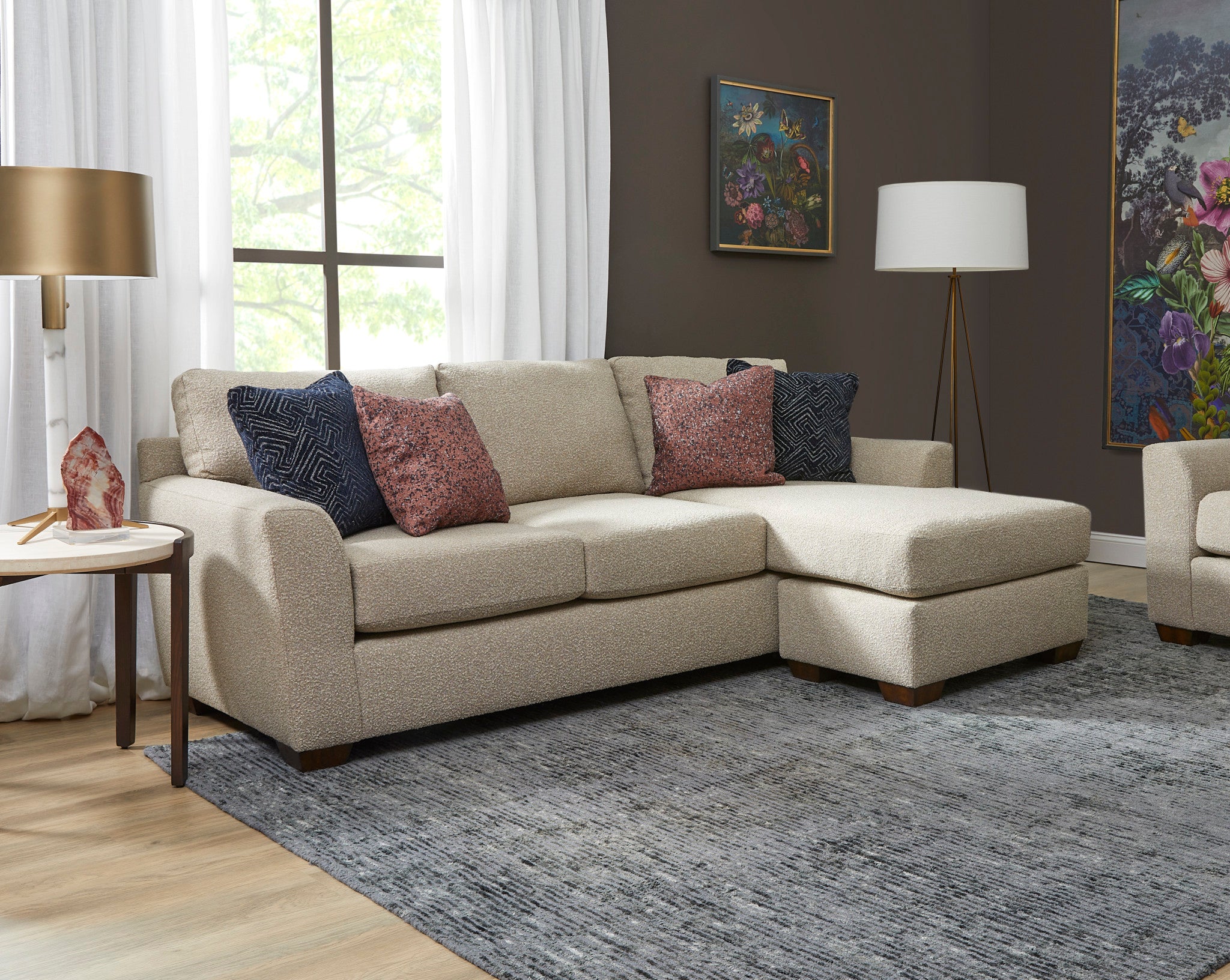 Corazon Sofa with Reversible Chaise