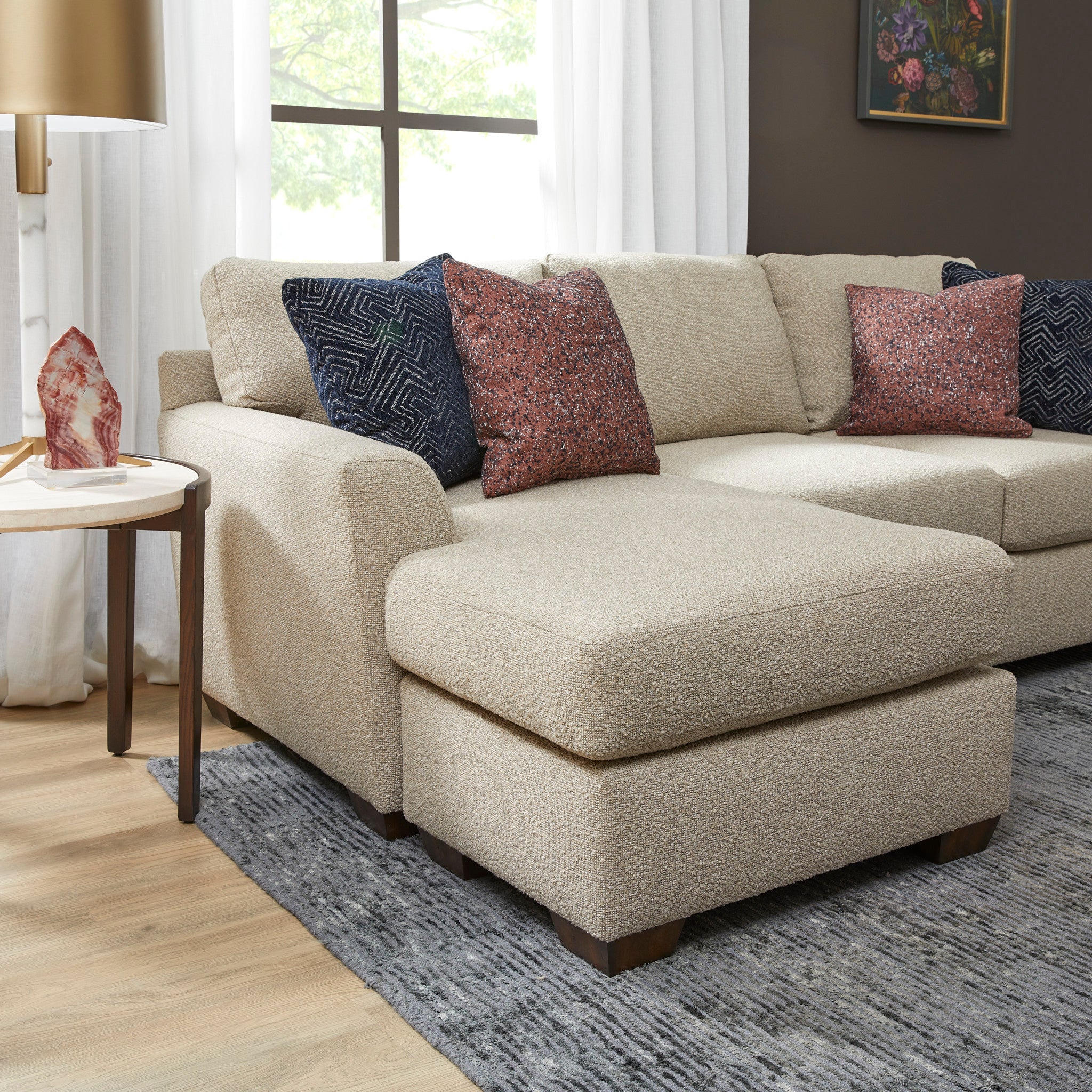 Corazon Sofa with Reversible Chaise